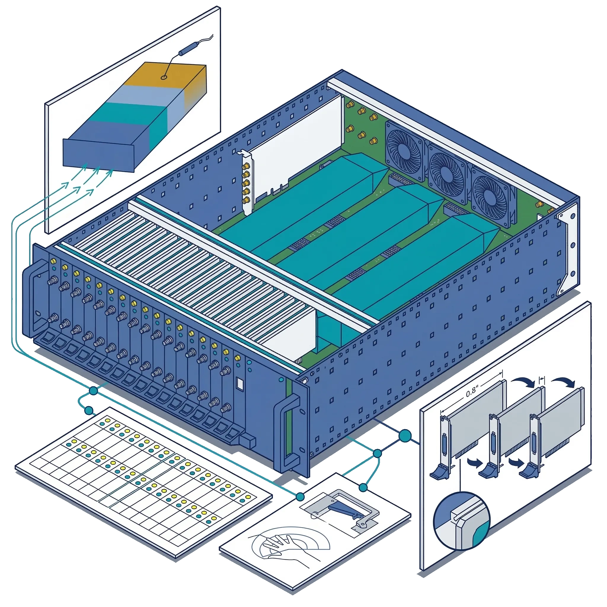 Server racks and enclosure systems for IT infrastructure deployment