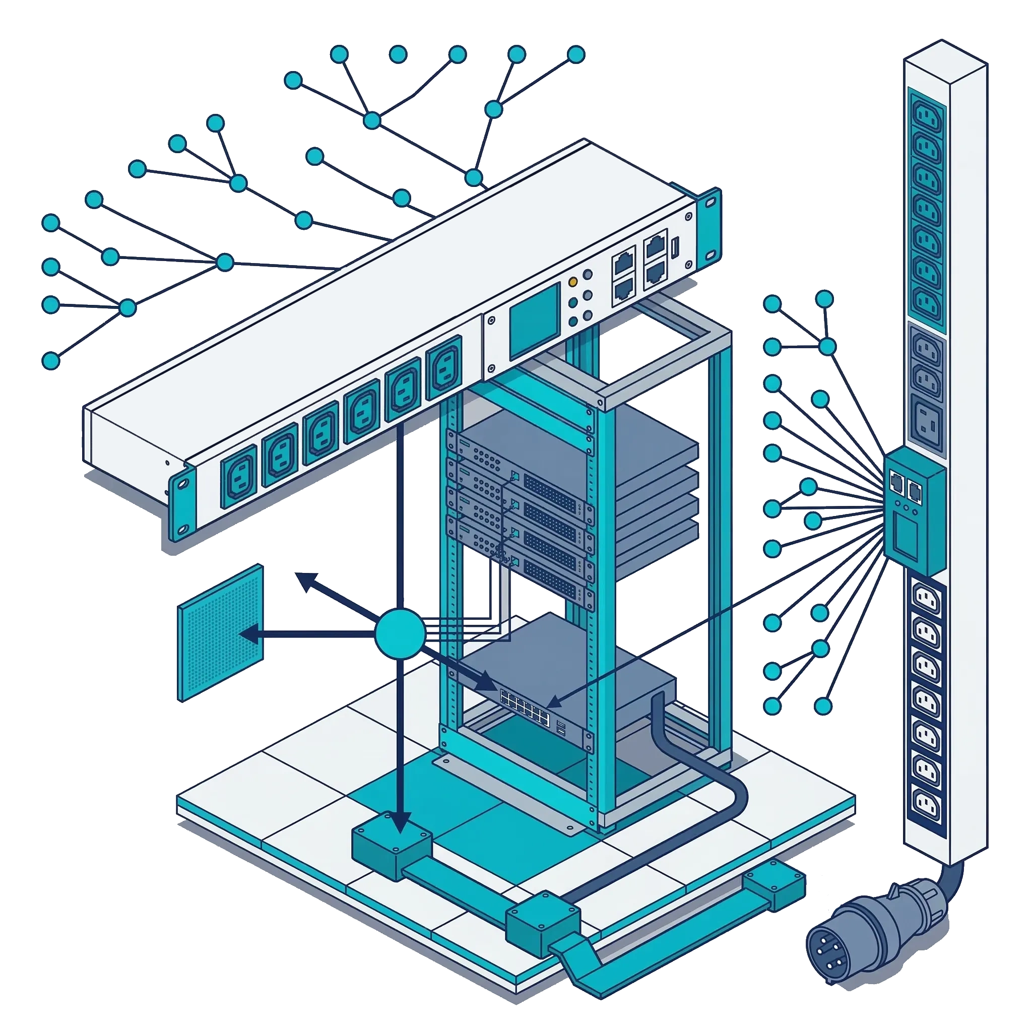 Enterprise power management and distribution systems